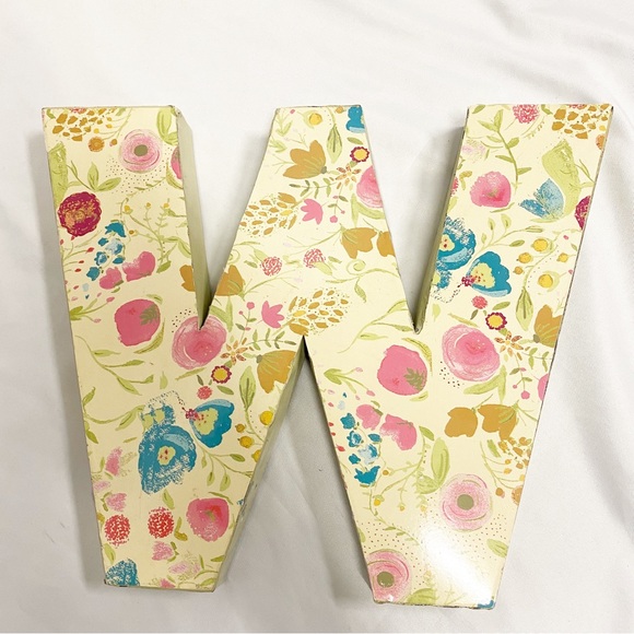 Shabby Chic Floral Metal W - Picture 2 of 10